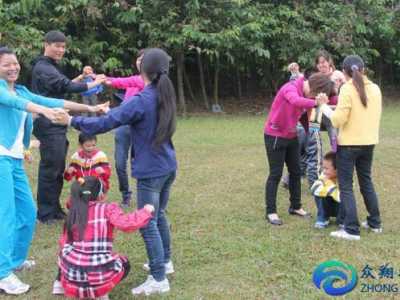 大樹與松鼠親子拓展游戲