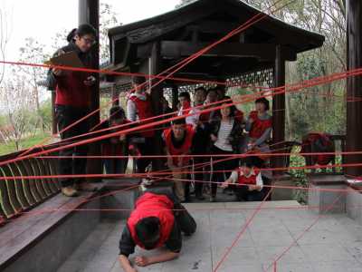 雙人配合戶外拓展游戲——偷天陷阱