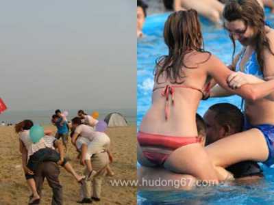 沙灘互動(dòng)游戲——騎馬打仗