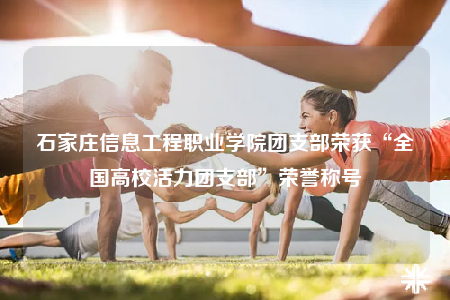 石家莊信息工程職業(yè)學(xué)院團(tuán)支部榮獲“全國(guó)高校活力團(tuán)支部”榮譽(yù)稱(chēng)號(hào)