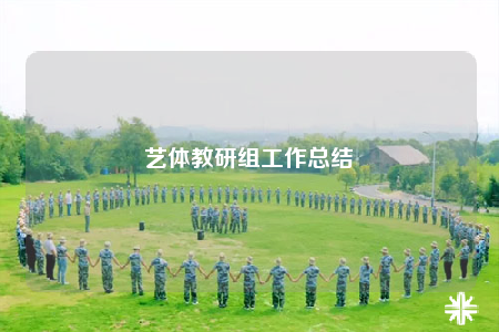 藝體教研組工作總結(jié)