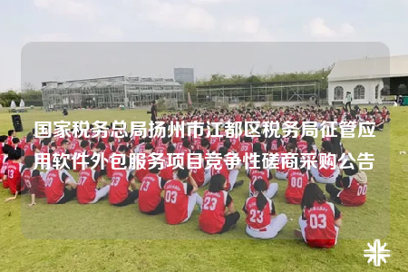 國家稅務(wù)總局揚(yáng)州市江都區(qū)稅務(wù)局征管應(yīng)用軟件外包服務(wù)項(xiàng)目競爭性磋商采購公告