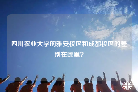 四川農(nóng)業(yè)大學(xué)的雅安校區(qū)和成都校區(qū)的差別在哪里？