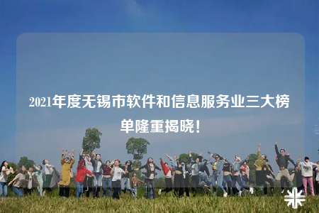 2021年度無錫市軟件和信息服務(wù)業(yè)三大榜單隆重揭曉！