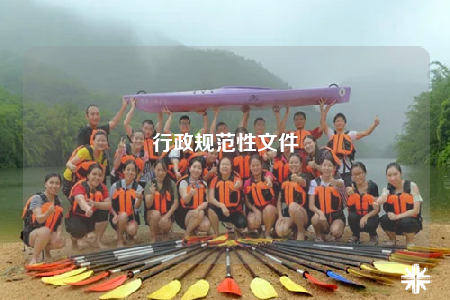 行政規(guī)范性文件