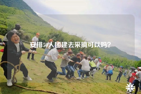 安排50人團(tuán)建去采摘可以嗎？