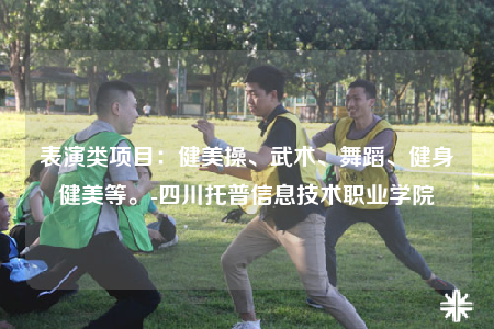 表演類項(xiàng)目：健美操、武術(shù)、舞蹈、健身健美等。-四川托普信息技術(shù)職業(yè)學(xué)院